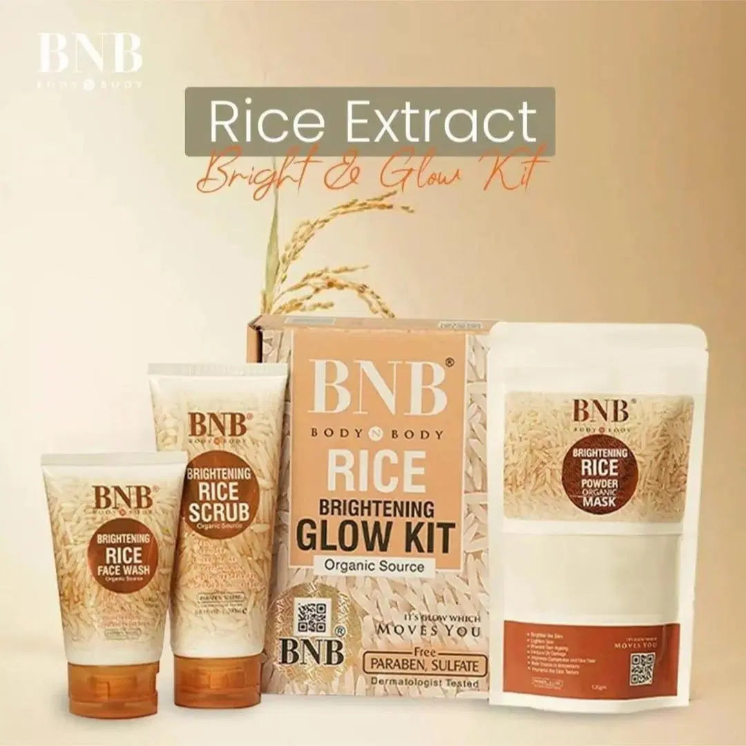 Skin Brightening Rice Facial Kit
