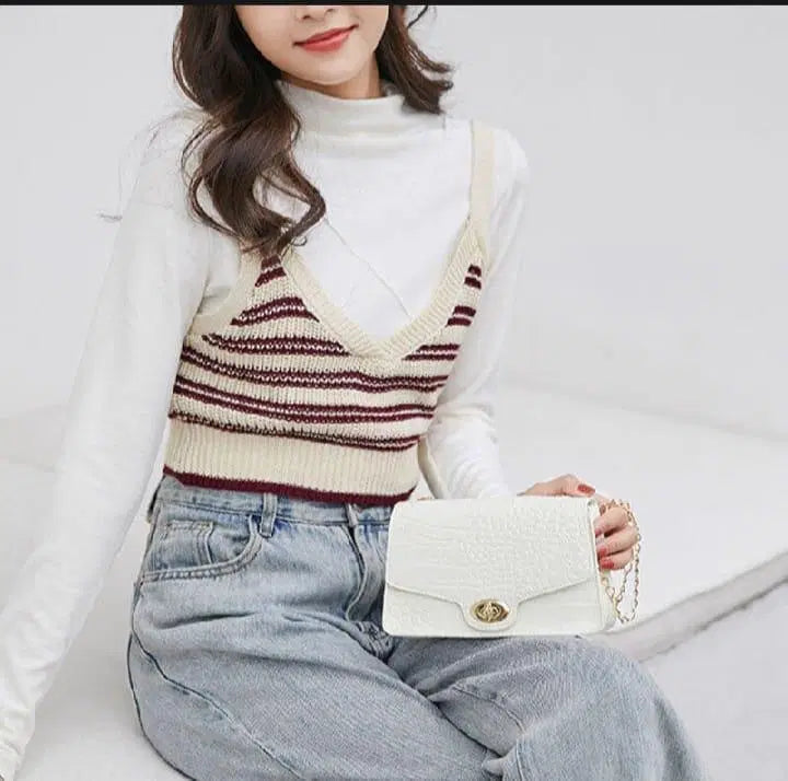 Women's Leather Textured Shoulder Bag